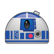 R2-D2's emoji for Disney Emoji Blitz.