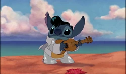 Lilo & Stitch - Stitch dressed as Elvis Presley