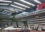 Disney Fantasy at Meyer shipyard in Papenburg/Germany in August 2011