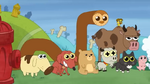 Pets include Dioge, Phoenix, Hooty, Hamster, Cricket's duckling, Miss Brenda...