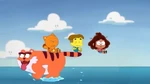 Chibiverse - 3x01A - Grown Ups Island 48.png (385 KB) Vision Tiger chases the steak and loses the kids.