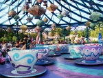 Mad Hatter's Tea Cups at Disneyland Paris