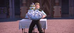 Kristoff gets the Snowgies under control.