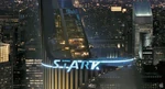 The fictional Stark Tower in Manhattan as seen in The Avengers