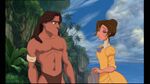 Jane says goodbye to Tarzan.