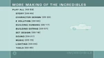 More Making of The Incredibles menu