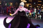 Ursula at the Frightfully Fun Parade at Disneyland.