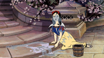 Snow White gets wet