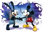 Mickey and Oswald teaming up to save the Wasteland.