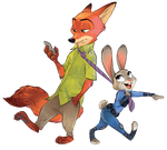 Nick and Judy 2D