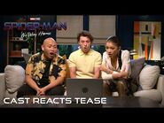 SPIDER-MAN- NO WAY HOME - Cast Reacts Tease - -shorts