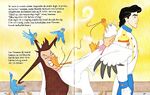 Vanessa being attacked by Scuttle and some Birds in this Danish Storybook.