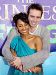 Anika Noni Rose and Bruno Campos at the The Princess and the Frog premiere in November 2009.