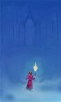 Anna approaching Elsa's ice castle by Scott Wantanabe