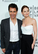 Eric McCormack and Jennifer Morrison attending the 2012 Tribeca Film Fest.