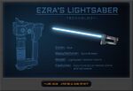 Ezra's lightsaber details