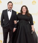 Melissa McCarthy and her husband, Ben Falcone attending the 66th annual Emmy Awards in August 2014.