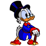 Scrooge in Ducktales Remastered.