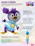 Summer Penguin Muppet Babies 2018 press sheet, Disney Junior
