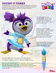 Summer Penguin Muppet Babies 2018 press sheet, Disney Junior