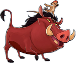 Timon and Pumbaa