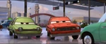 Grem and Acer following Mater at the airport.