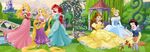 Disney Princesses in the garden