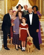 The cast with Charles Strouse