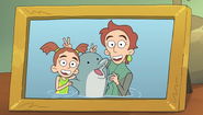 A photo of a younger Tara and Merian with their mother.
