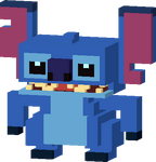 Stitch as he appears in Disney Crossy Road