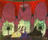 Anastasia, Drizella, and their mother, by Mary Blair.