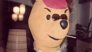 WTPC Pooh mask prototype with sunglasses