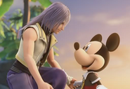 Riku with King Mickey