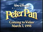 Peter Pan 1998 VHS preview
