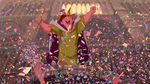 Quasimodo having fun after being crowned King of Fools