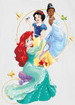 Snow White, Ariel and Tiana