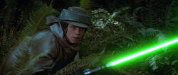 Luke on Endor.