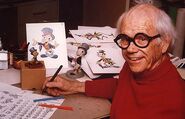 Ward Kimball naast Japie Krekel.