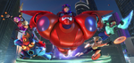 Wasabi y los demás miembros de Big Hero 6.