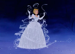 The shot of Cinderella's ragged torn dress being transformed into a ball gown was Walt Disney's personal favorite and iconic piece of animation from his films.