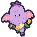 Lumpy with flowers