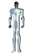 Footer character tron