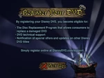 Register Your DVD menu