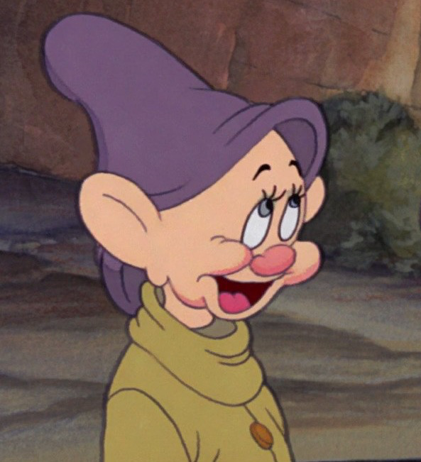 Dopey is the youngest of the seven dwarfs in Disney's 1937 animated fi...