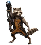 Rocket en Guardians of the Galaxy.