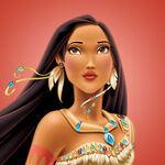 Pocahontas in the official website