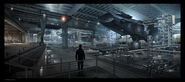 Helicarrier Hangar Concept Art