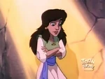 Lamenting that she'll never have a chance to be with Aladdin.