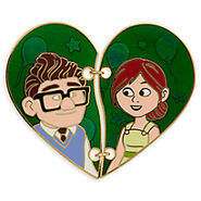 Carl and Ellie Broken Heart Pin