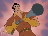No one strikes a dynamic pose like Gaston.